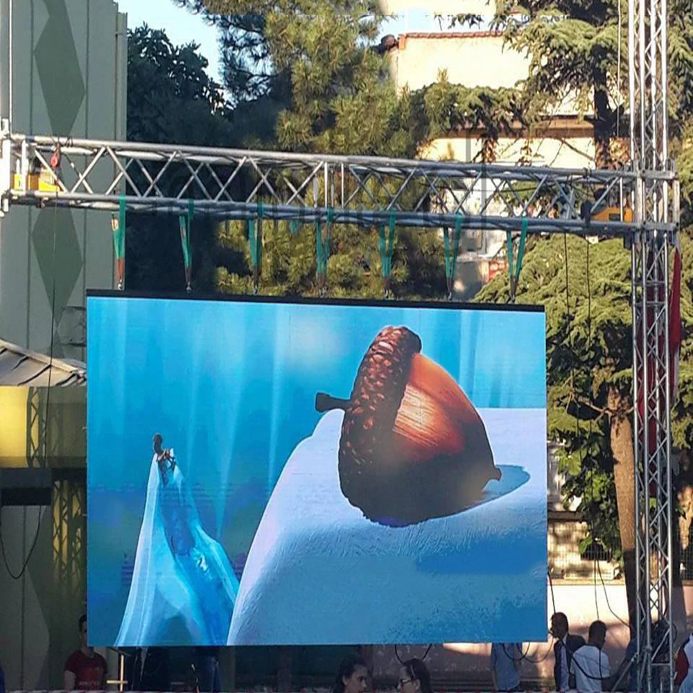 LED Display Cabinet P4.81 Outdoor Waterproof 500x500mm LED Video Wall Panel Full Color High Brightness LED Matrix Electronics Supplies