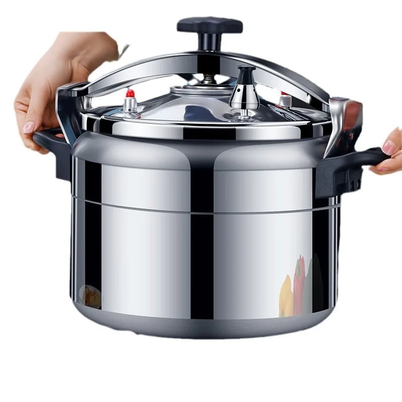 Commercial Pressure 3L Cooker Aluminum Alloy Casserole Fast-Cook Industrial Bottom Polished Kitchenware Accessories Home Cooking Tools