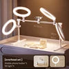 Professional F5 YouTube/TikTok Fill Light Tablet Mobile Phone Stand-10W 55-92cm Width Foldable Portable Adjustable Color Temp 3000-6500K USB Powered Live Streaming Home Studio Tools Set