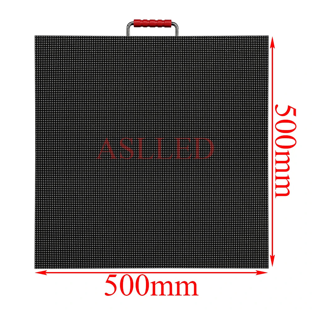 LED Display Cabinet P4.81 Outdoor Waterproof 500x500mm LED Video Wall Panel Full Color High Brightness LED Matrix Electronics Supplies