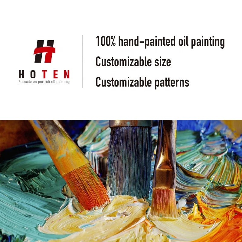 100% Pure Hand-Painted Oil Paints 5 Sizes (120x60cm) (280-140cm) Villa Home Living Room Wall Art Creative Decoration Custom Modern Canvas Handmade Abstract Landscape and Seascape Oil Painting
