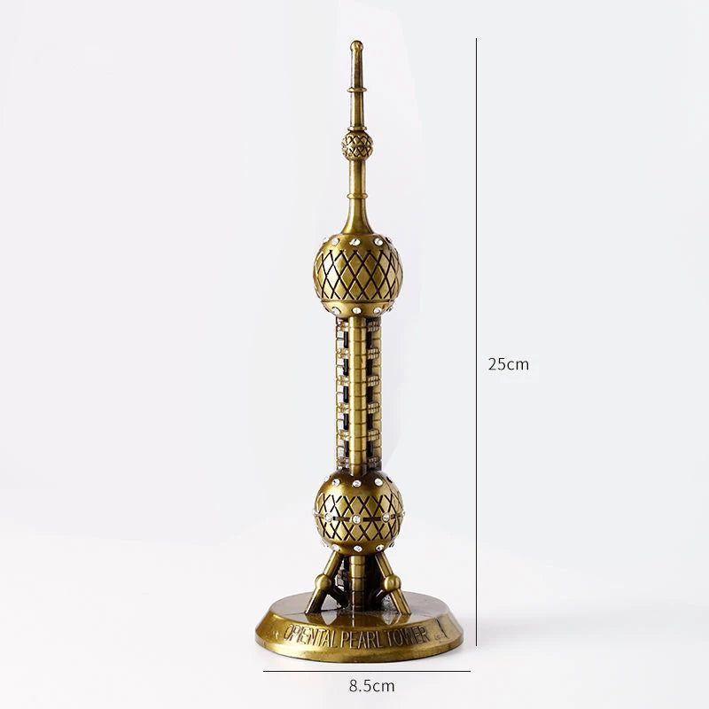 NEW Arrivals Statue of Liberty Graduation Gift Desktop Creative Home Living Room Decoration Ornaments Room Wine Cabinet Pisa Tower Crafts Home Office Decoration Supplies
