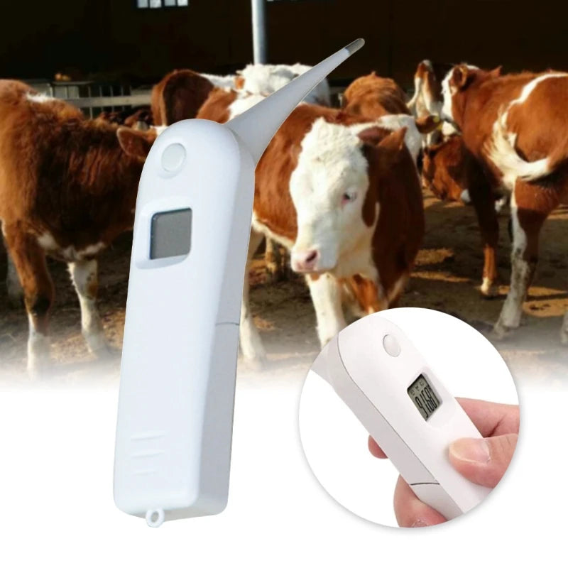 Veterinary Thermometer Fast Thermometer Gives Accurate Temps Beeps Indication Auto Turn Off for Dog Cat Horse Pig Pet