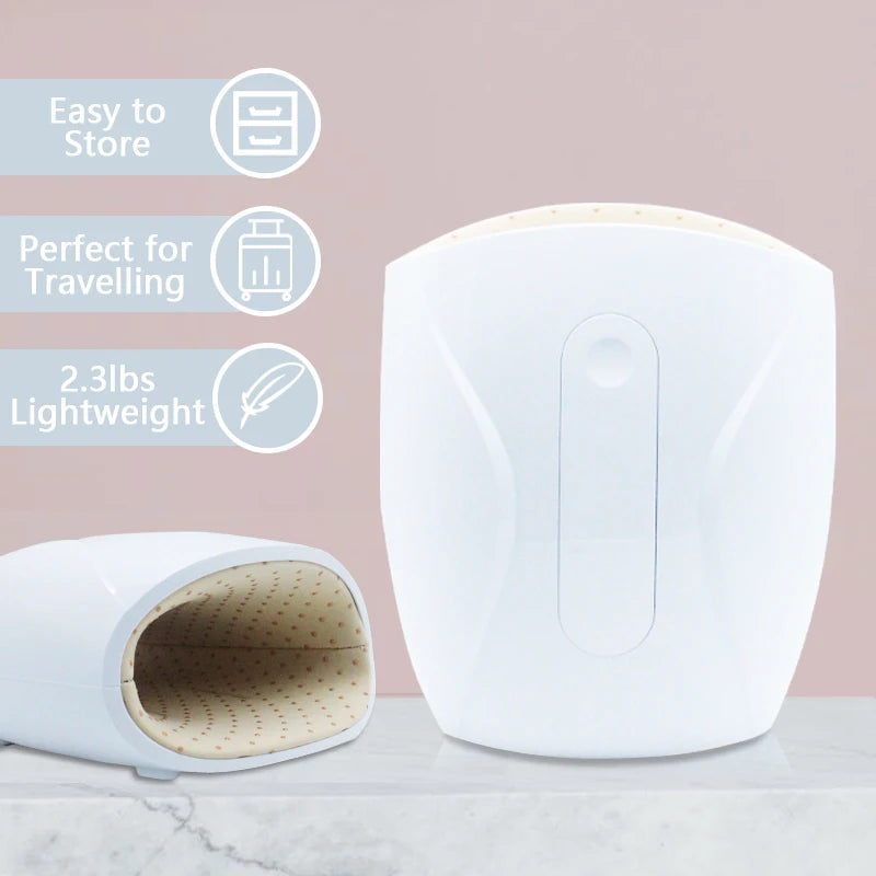 Electric Hand Massager with Air Compression Heat Cordless Palm Finger Massage Machine for Arthritis Finger Numbness Pain Relieve