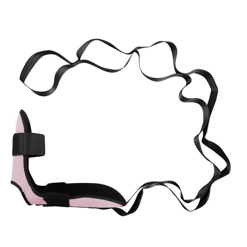 Home Gym Yoga Pilates Studio Unisex Foot Stretcher Strap Yoga Stretching Band Leg Stretch Belt Muscle Relaxation Flexibility Ankle Stretching Strap Women Men Workout Accessories