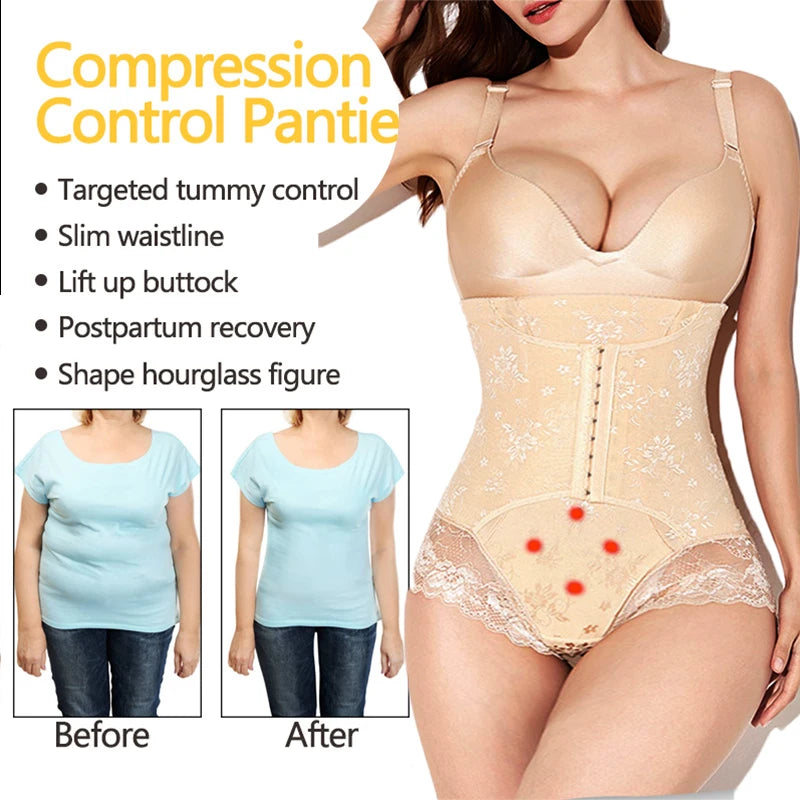 NEW Arrivals S-2XL 3 Colors High Waist Trainer Body Shaper Panties Easy Bathroom Shapewear Shorts Tummy Control Waist Shaper Waist Slimmer Shapers Chubby Ladies Underwear