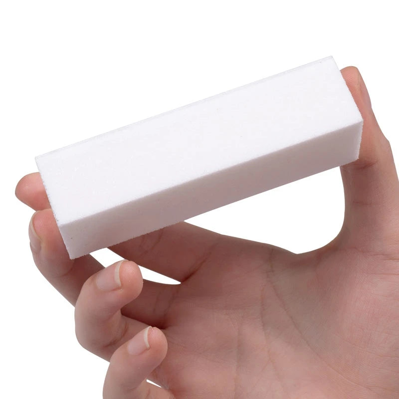 NEW Arrivals 10Pcs White Buffing Sanding Files Block Pedicure Manicure Polisher Nail Art Buffer Polishing Tools Manicure Pedicure Accessories Cosmetic Supplies