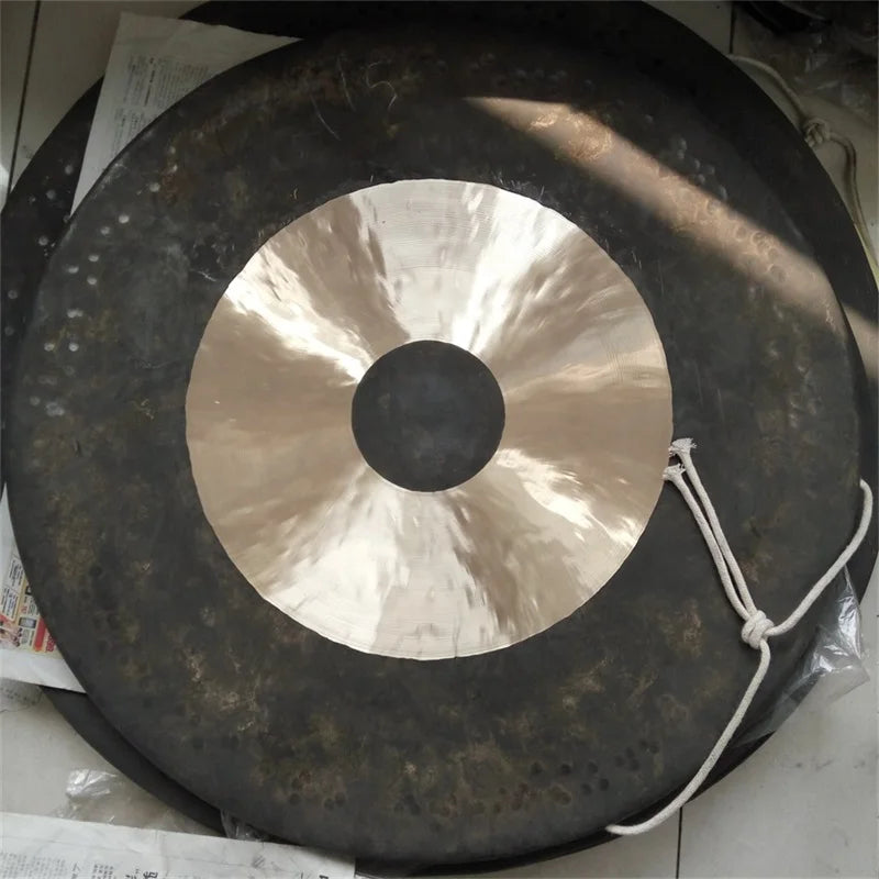 NEW Arrivals Tibetan Traditional Gong 8Inch Chau Gong and C-Stand Mini Gong Free Wooden Mallet included