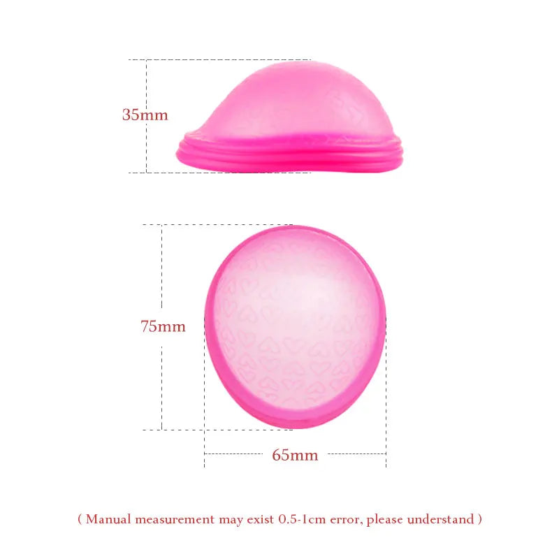 Period Cup Medical Silicone Menstrual Disc Bowl Set Vagina Silicon Tampons Hygienic Bowls Menstruation Personal Health Care.