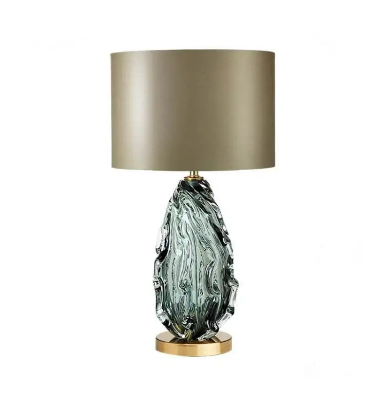NEW Arrivals Villa Home Bedroom Living Room Luxury Lampshade American-Style Simple Glass Luxury Table Lamp Stylish and Creative for Villa Living Room Designer Sample Room and Hotel Lighting Accessories.