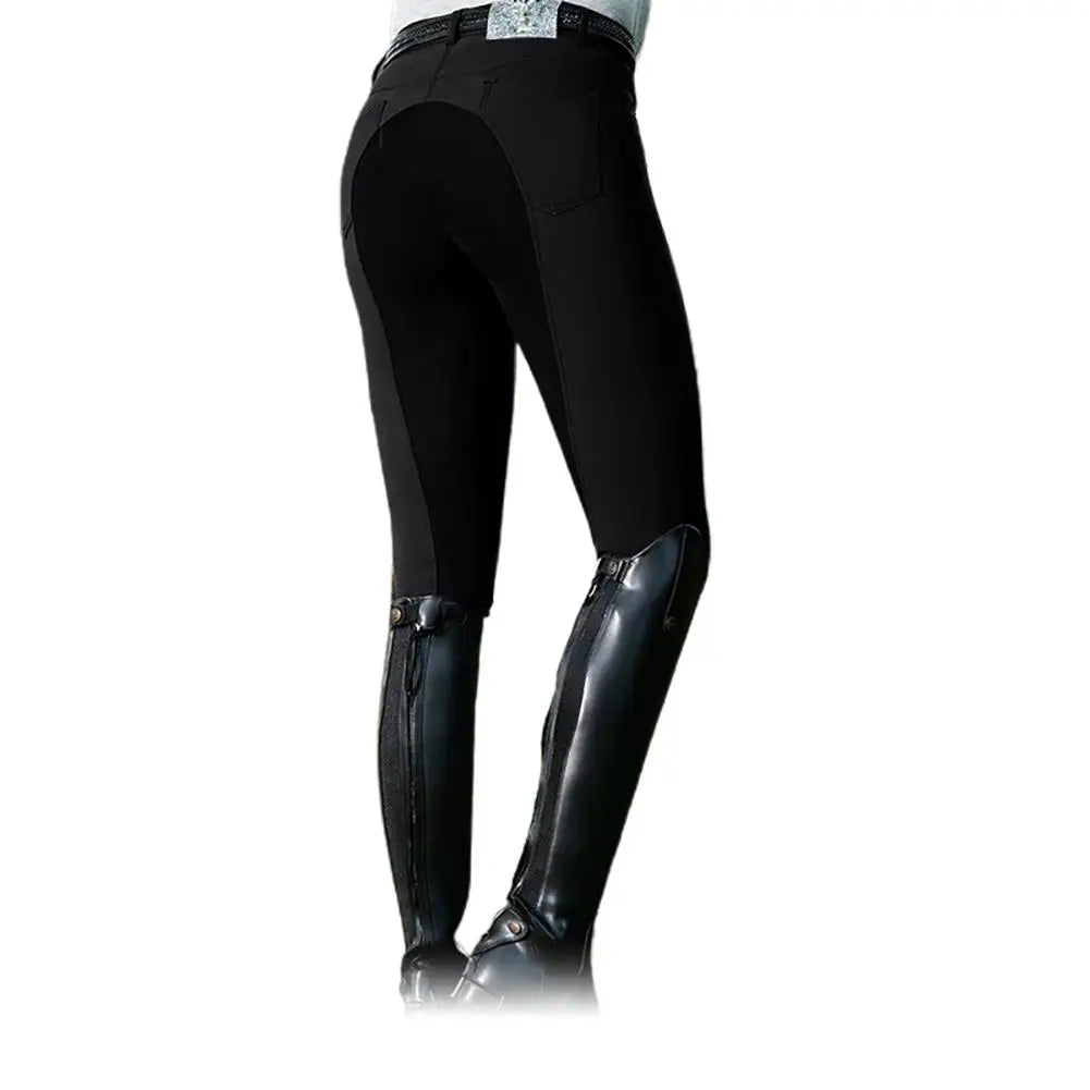 NEW Arrivals S-3XL 5 Colors Fashion Women Equestrian Jodhpurs Pants High Waist Elastic Silicone Anti-Slip Quick Dry Horse Racing Skinny Trousers Horse Riding Camping Running Climbing Pants