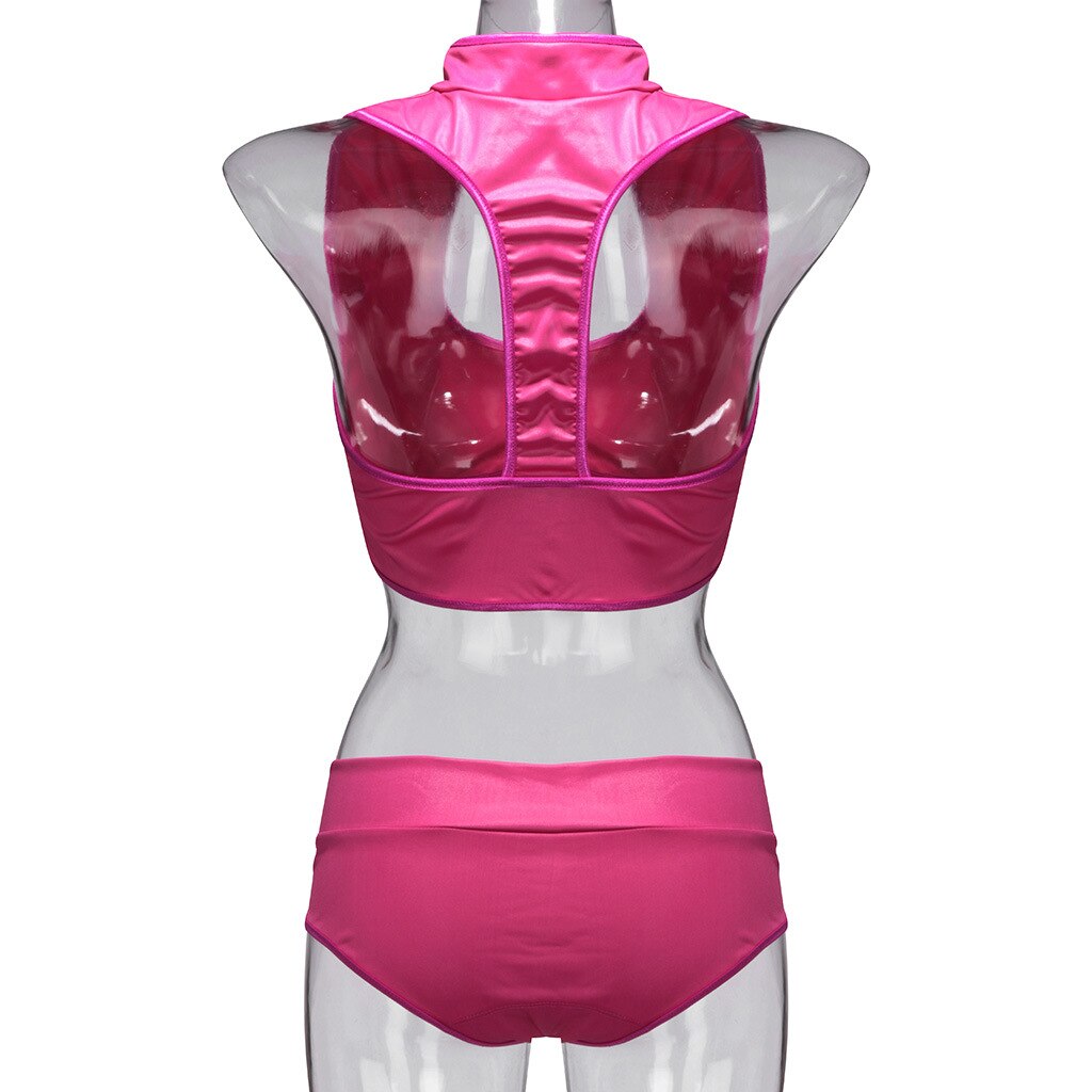 Faux Leather Sexi Women Panties Porno Sexy Lingerie Set Corset Sex Top Blouse Erotic Underwear Ladies Panty Pole Dance Uniform