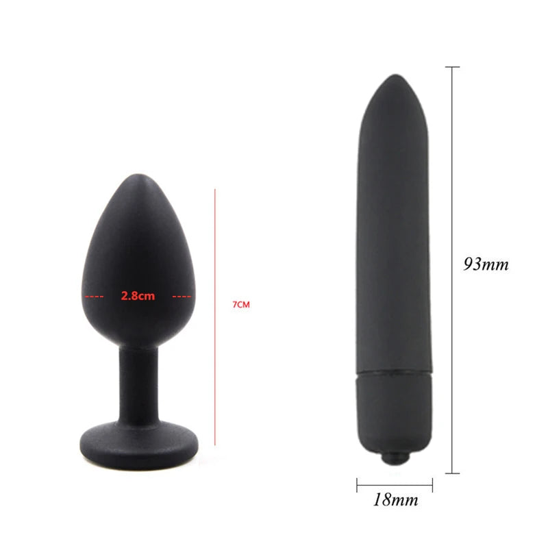 BDSM Kits Adult Products Sex Toys Handcuffs Whip Gag Sextoy Whip Anal Plug Vibrator Bdsm Bondage Set Sex Toys for Couples Women
