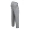 Black/Dark Gray/Gray Color S-XL Custom logo Women's Maternity Lounge Pants Over-the-Belly Jogging Bottoms Long Pregnancy Yoga Trousers Loungewear Outdoor Activewear
