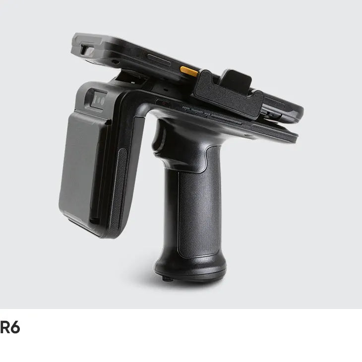 HOT SALE Few Units Left R6 UHF RFID Handheld PDA Long Range Android/iOS Wireless Bluetooth 2D Scanner CPU R6 UHF RFID Reader Warehouse Logistics Business Instrument