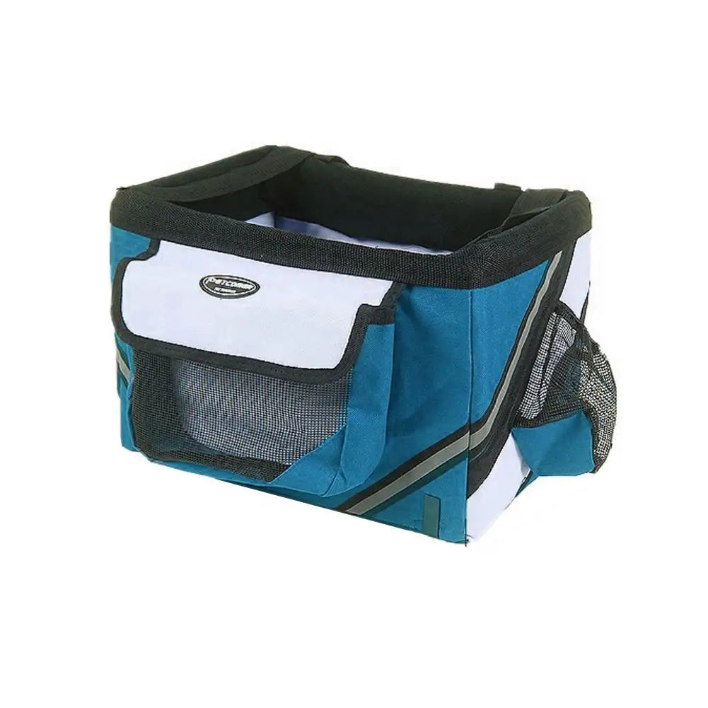 Outdoor Pet Bags Bicycle Dogs Baskets Puppy Cat Car Bike Handlebar Front Basket Small Cat Dog Carrier For Travel Shopping