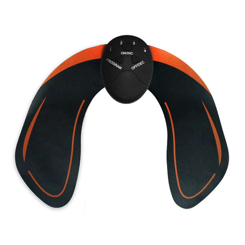 NEW Arrivals EMS Smart Hip Trainer Battery Muscle Stimulator Buttock Abdomen Pad Arm Leg Toner Fitness Body Shaper Unisex Workout Equipment + 50PCS Gel Set