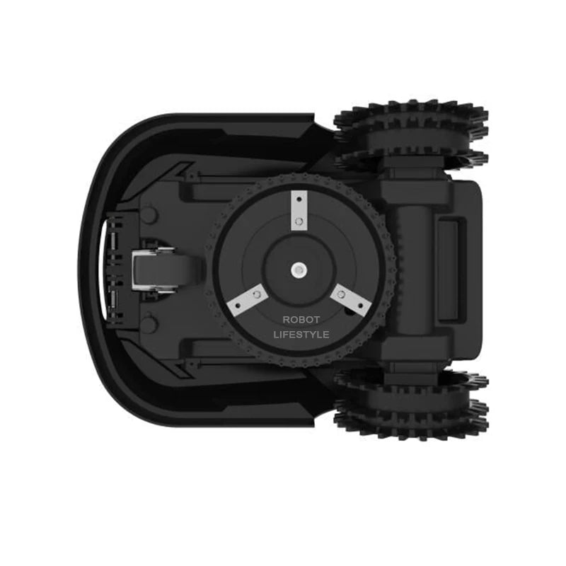 Lawn Mower Robot H750 with WIFI APP,Working Capacity 800m2,Gyroscope Navigation,Water-proofed Charger,Subarea+Range Function