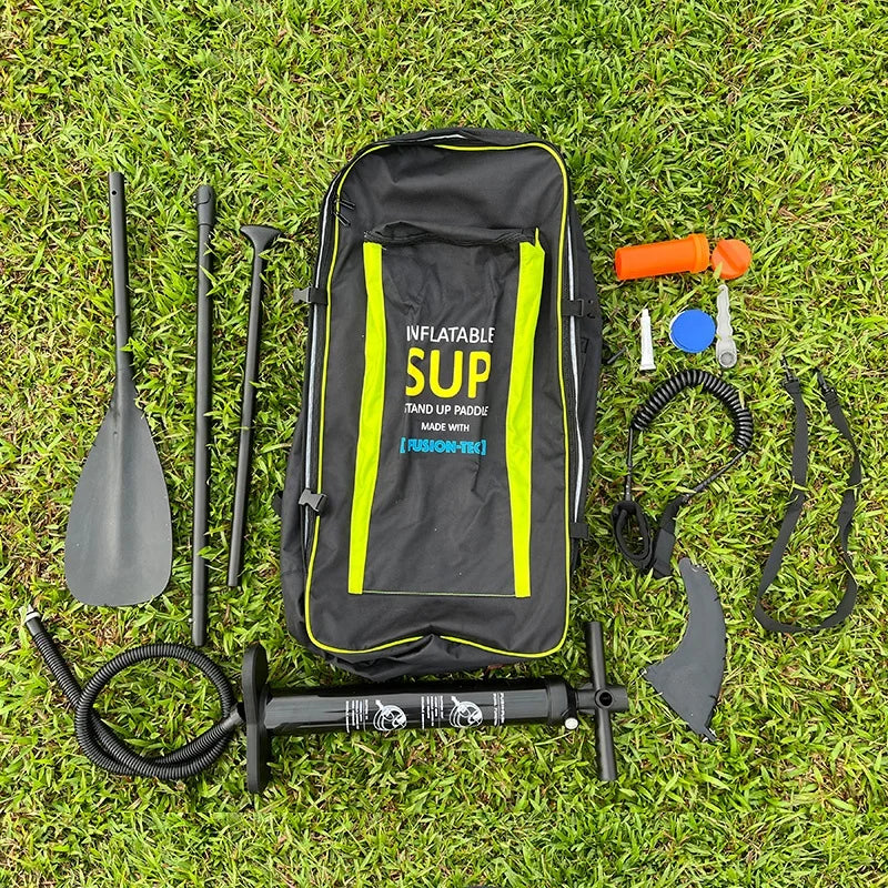 NEW Arrivals HOT SALE Best Good Quality Soft Top 3.35m x 1.2m Surfboard Hydrofoil Stand Up Surf Drop Stitch Sup Pump Inflatable Paddle Board Summer Water Sports Supplies.