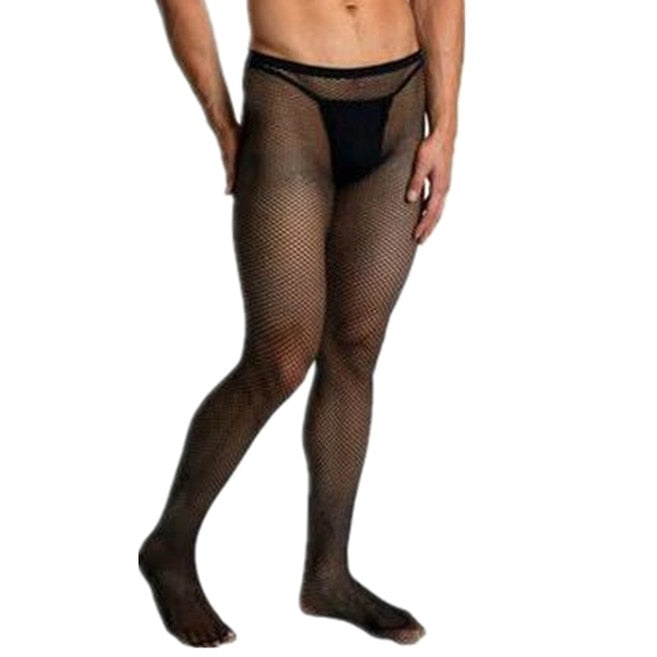 2022 Men's Nets Pantyhose Breathable Sexy Fishnet Tights Stockings Mens Underwear Dropshipping Black Hosiery Gay Mens Panty hose