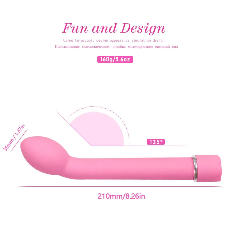 Powerful G-Spot Vibrator for Women Nipple Clitoris Stimulator Vagina Anal Orgasm Finger Shaped Dildo Sex Toys for Adults