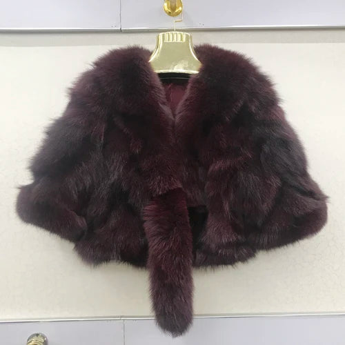 New Arrival S-2XL 12 Colors Women Real 100% Natural Fox Fur Coats Autumn Winter Fox Fur Short Style Jacket Warm Real Fox Fur Overcoats