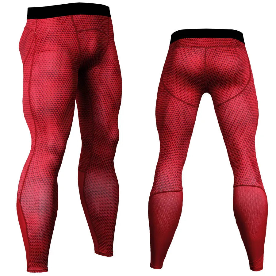 NEW 2PCS Set 5 Colors MMA 3D Thermal Underwear Men Compression Thermal Long Sleeve T Shirt Men Fitness Bodybuilding Skin Tight Leggings Outdoor Gym Cycling Sports Clothing Supplies