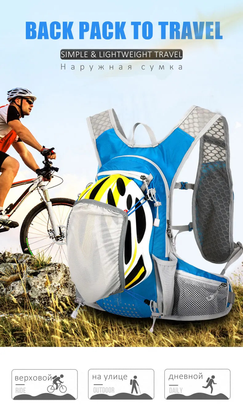 NEW 20L Large Capacity 8 Colors Hot Waterproof Men Women Running Backpack Outdoor Sports Trail Racing Hiking Marathon Fitness Hydration Vest Pack