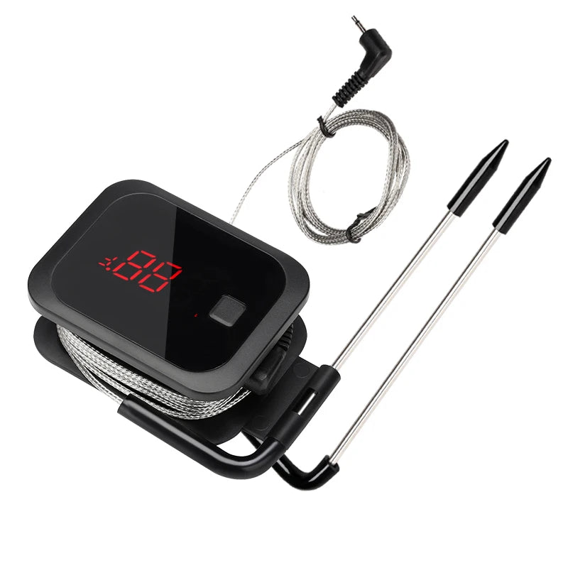 NEW Arrivals IBT 2X 4XS 6XS 3 Types Food Cooking Bluetooth Wireless BBQ Thermometer Probes & Timer For Oven Meat Grill Free App Control Outdoor Barbeque Picnic Camping