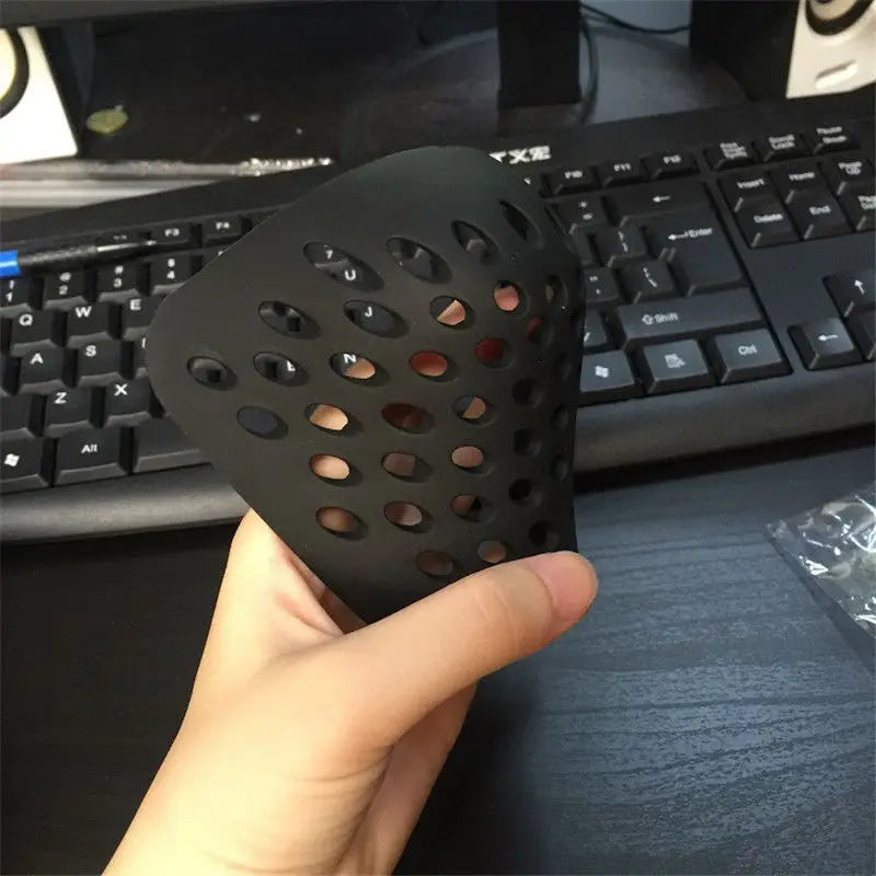 Black Red Silicone Mask Cover Month Masks Faceshell Cosplay Props Face Shell