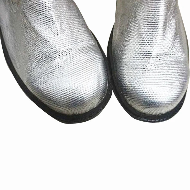 NEW 1000 Degree 39-44 Optional Size Heat Fire-Resistant Composite Aluminum Foil Insulating Fire Fighting Safety Boots Heat Proof Shoes High Temperature Work Thermal Radiation Protect
