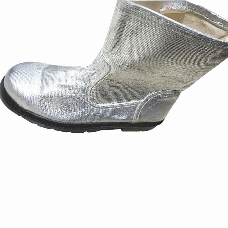 NEW 1000 Degree 39-44 Optional Size Heat Fire-Resistant Composite Aluminum Foil Insulating Fire Fighting Safety Boots Heat Proof Shoes High Temperature Work Thermal Radiation Protect