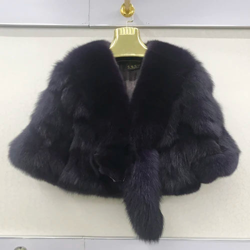 New Arrival S-2XL 12 Colors Women Real 100% Natural Fox Fur Coats Autumn Winter Fox Fur Short Style Jacket Warm Real Fox Fur Overcoats