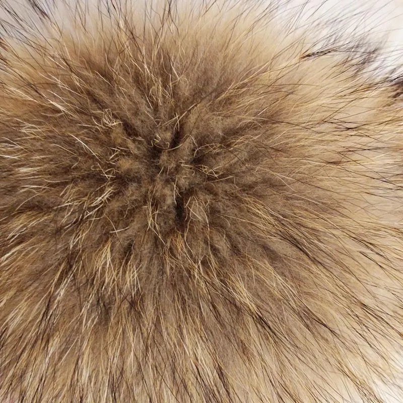 NEW Arrivals Oversized Really Big Natural Raccoon Fur Earmuffs Real Fur Earmuffs Lovely Personality Plush Fur Ear Cover Winter Warm Outdoor Snow Clothing Accessories Supplies Female Girls Luxury Fashion Clothing Products