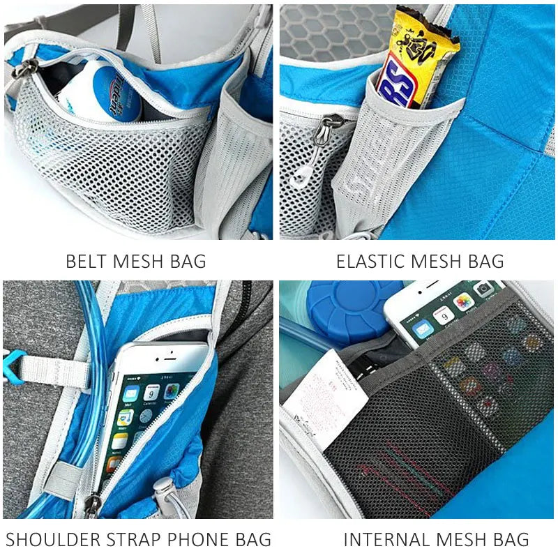 NEW 20L Large Capacity 8 Colors Hot Waterproof Men Women Running Backpack Outdoor Sports Trail Racing Hiking Marathon Fitness Hydration Vest Pack