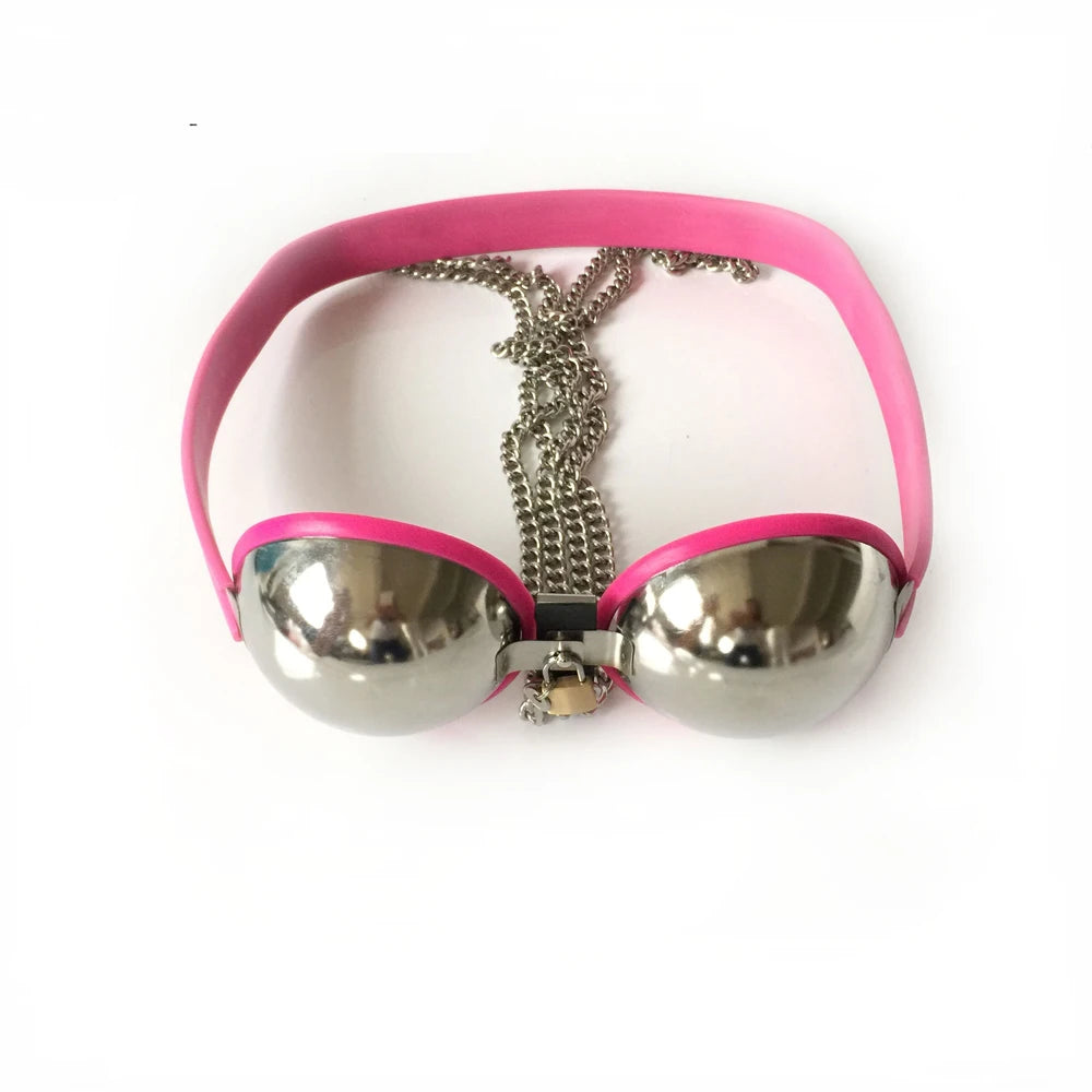 Stainless Steel Chastity Belt Bra Breast Bondage Limit Fetish Sissy Cosplay Adult Games BDSM Sex Toys For Men Gay Woman Sex Shop