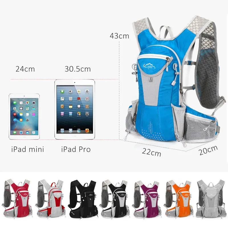 NEW 20L Large Capacity 8 Colors Hot Waterproof Men Women Running Backpack Outdoor Sports Trail Racing Hiking Marathon Fitness Hydration Vest Pack