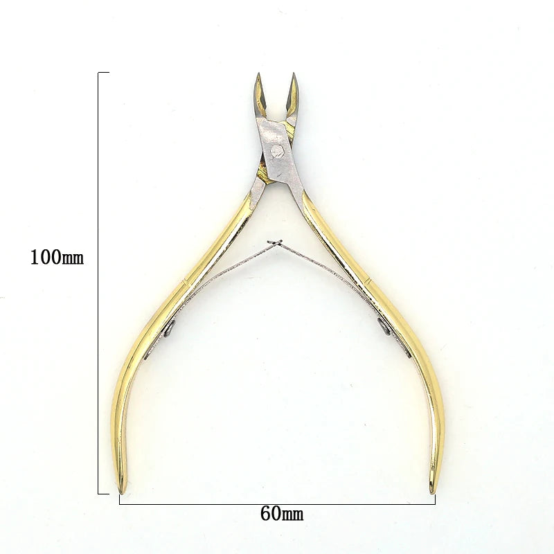 Nail Cuticle Nipper Scissors Stainless Steel Manicure Colorful Clipper Dead Skin Remover Pedicure Eagle Beak Pliers