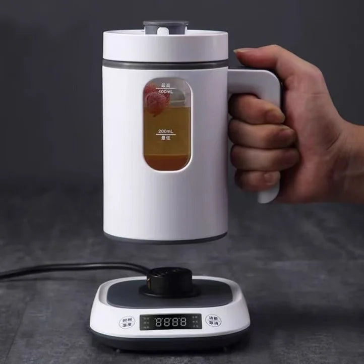 Hot-Selling Borosilicate Glass Wireless Electric Kettle with Temperature Control & Keep Warm Portable Insulation for Office Travel Household Car Camping Use Home Electric Supplies UK/EU Plug