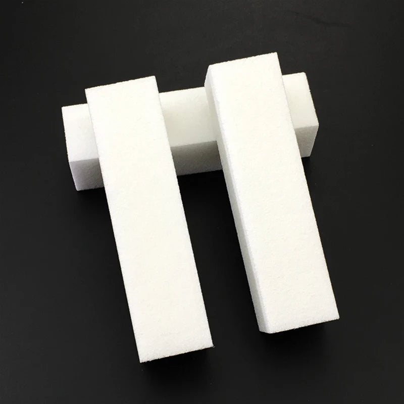 NEW Arrivals 10Pcs White Buffing Sanding Files Block Pedicure Manicure Polisher Nail Art Buffer Polishing Tools Manicure Pedicure Accessories Cosmetic Supplies