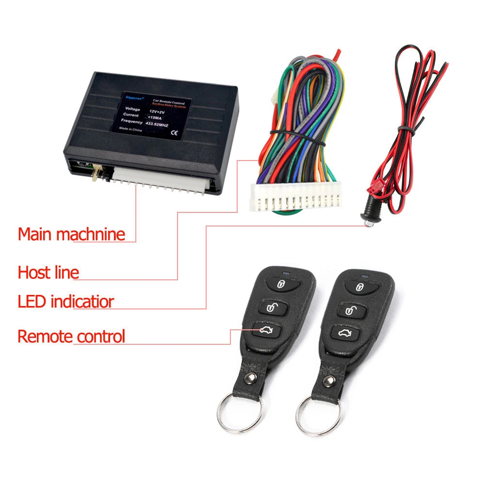 Universal Car Alarm Systems Auto Remote Central Kit Door Lock Keyless APP With Remote Contr Entry System Central Locking