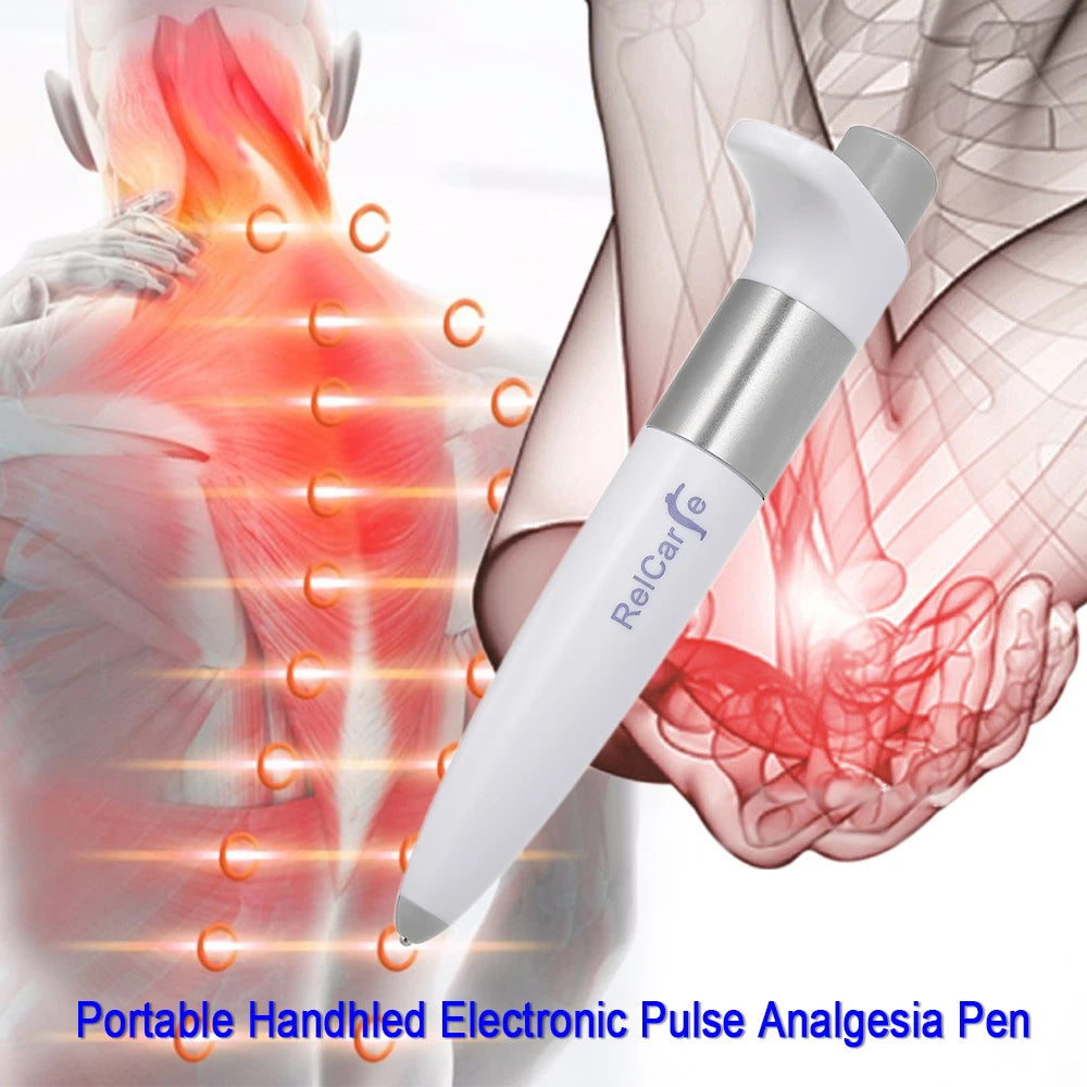 NEW Arrivals Electronic Pulse Analgesia Pen Pain Relief Sciatica Joint Portable Handheld Point Massage Pen Massage Relaxation Accessories Health Care Supplies