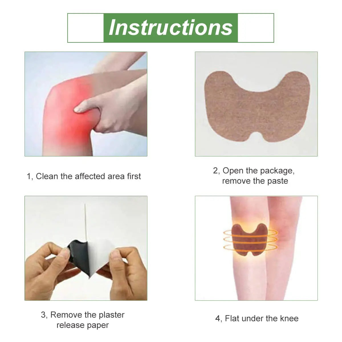 30/60pcs Knee joint Pain Plaster Wormwood Extract Sticker for Ache Arthritis Rheumatoid Relief Patch