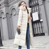 NEW Arrivals 7 Colors M-3XL Plus Size Autumn Winter Women's Comfortable Parkas Coat Thick Warm Woven Block Hooded Jacket Long Parker Coat Casual Outerwear Ladies Winter Clothing Supplies