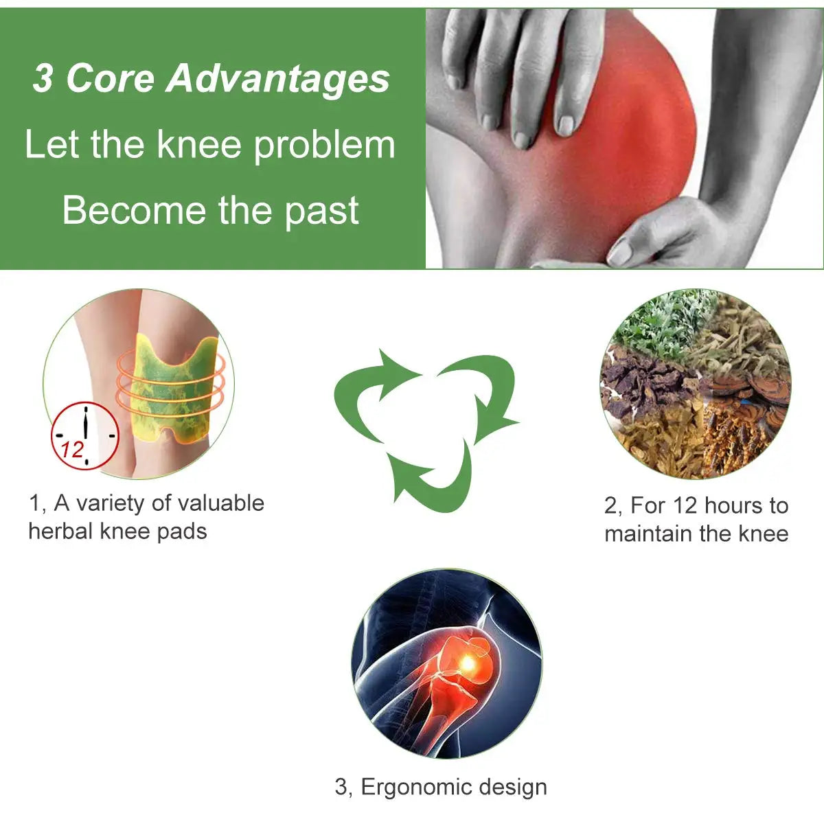30/60pcs Knee joint Pain Plaster Wormwood Extract Sticker for Ache Arthritis Rheumatoid Relief Patch