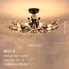 Home Living Room K9 Crystal Ceiling Light American Country LED Creativity Living Room Dining Room Bedroom Coffee Shop Clothing Store Home Lighting Supplies