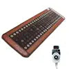 NEW 150*50CM Electric Natural Jade Germanium Stones Heated Mattress Multifunctional Anti-Stress Relaxation Body Pain Relief Therapy Bed Tourmaline Stones Pad Sofa Yoga Mat Health Care Massage Supplies