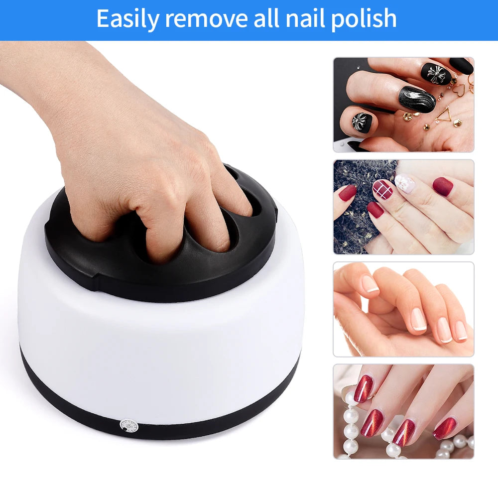 NEW Arrivals Portable 240V Automatic Steam Nail Gel Polish Removal Professional Gel Fast Remover UV Nails Steamer Cleaner Machine For Nail Art Manicure Ladies Girls Beauty Care Supplies Cosmetics Products