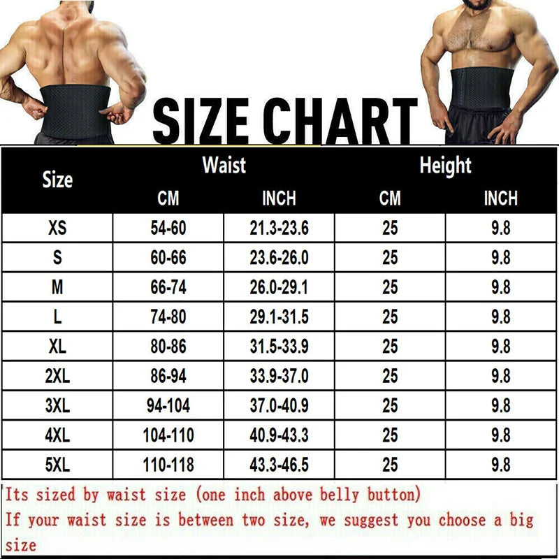 NEW Women/Men Modeling Strap Slimming Belt Waist Trainer Tummy Control Body Shaper Adjustable Cincher Abdomen Belly Compression Shapewear Sports Fitness Gym Shaper