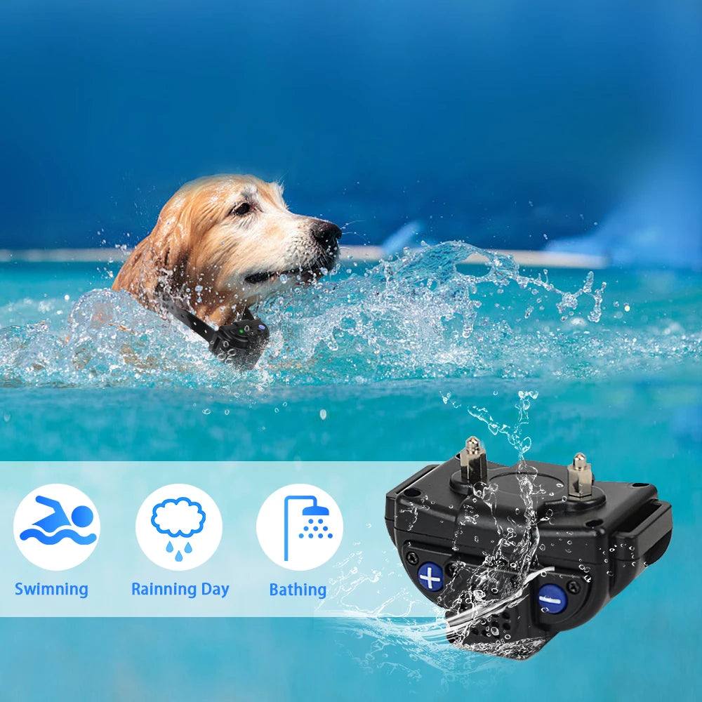 NEW Arrivals 2Km 1-2-3PCS Set Dog Training Collar With Walkie-Talkie Rechargeable Dog Shock Vibration Beep Waterproof Training Collars for Large Small Dog Pets Supplies